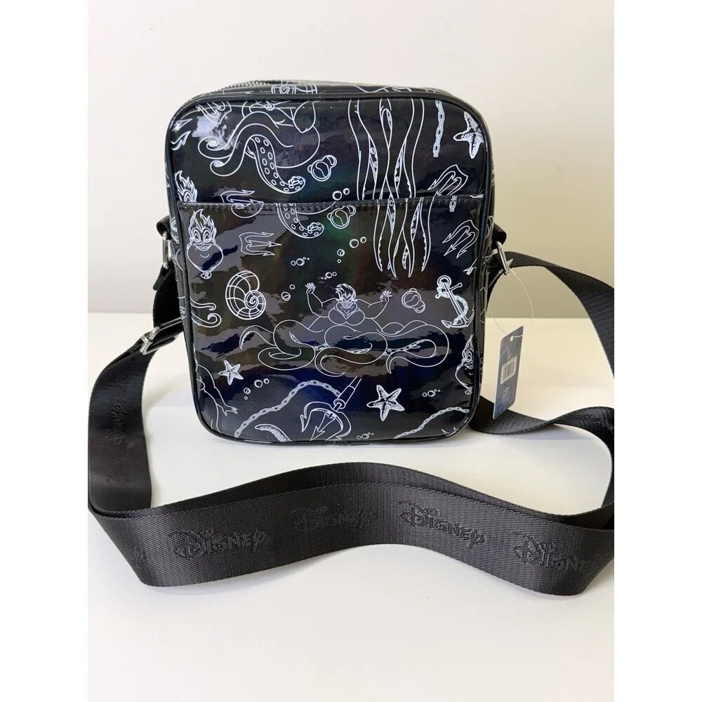 Disney Crossbody Backpack Bag The Little Mermaid Villain Ursula Holographic New